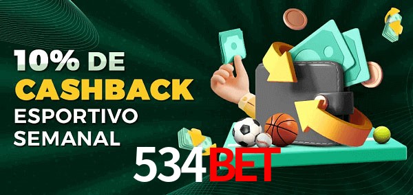 10% de bônus de cashback na 534bet